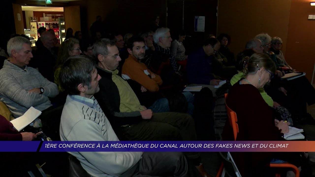 Yvelines | 1ère conférence à la médiathèque du canal autour des fake news et du climat