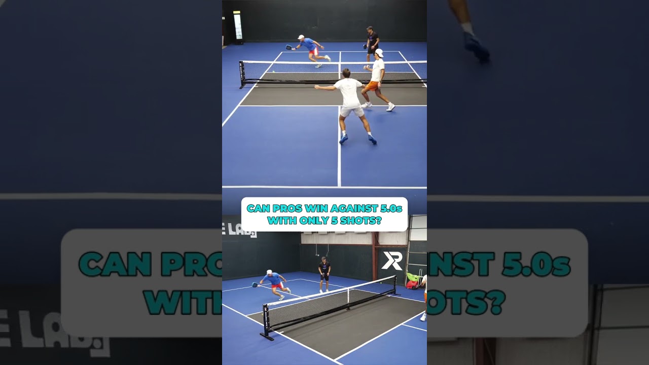 What if you could only hit 5 shots during a single point 🫢 #pickleball #sports #propickleball