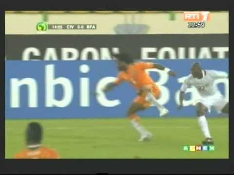 CAN 2012/Groupe B.Temps forts du match Côte d'Ivoire - Burkina (2-0)