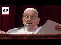 Pope Francis wishes everyone happy Easter at Mass at the Vatican