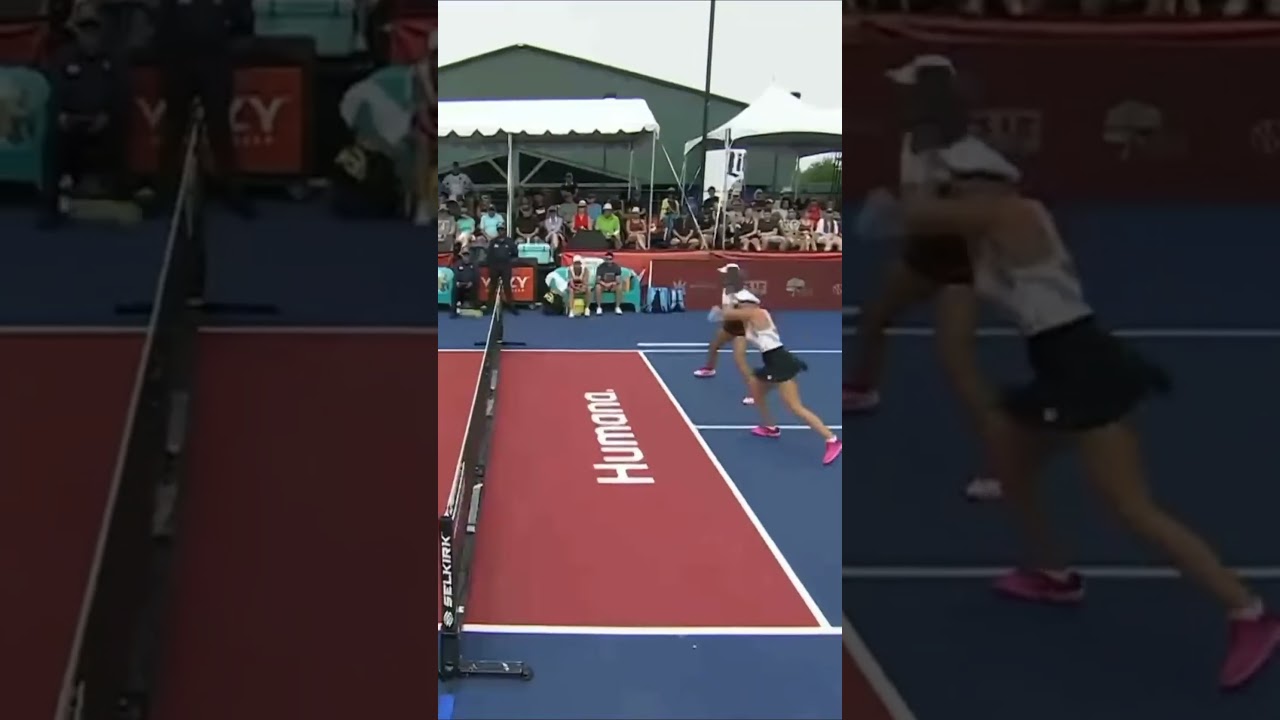 Waters/Parenteau v Smith/Kovalova at the CIBC Texas Open (2) #shorts #pickleball