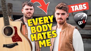 Chainsmokers - Everybody Hates Me. Fingerstyle Guitar TABS