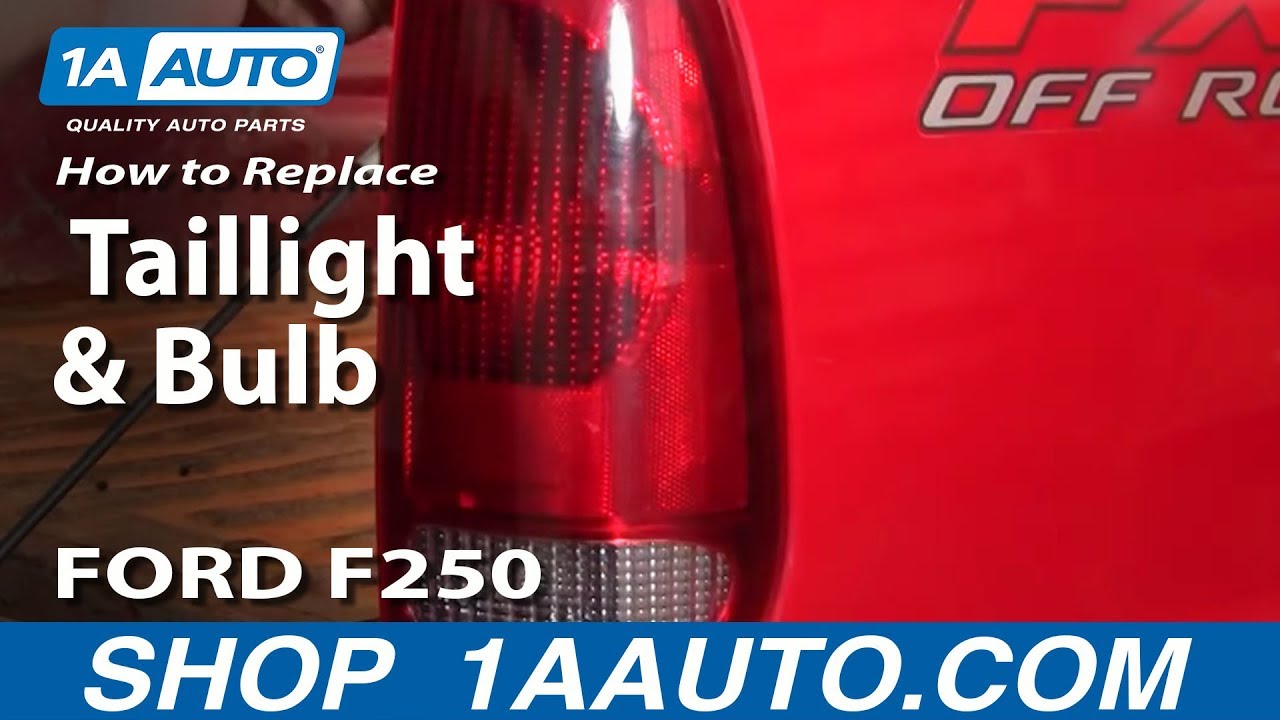 Replace ford taillight bulb #3