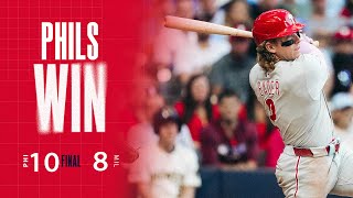 Phillies vs. Brewers Game Highlights (9/1/25) | MLB Highlights