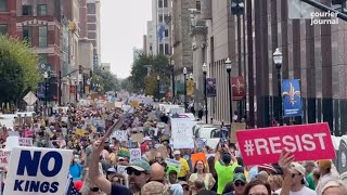 Louisville 'No Kings' protest brings thousands of anti-Trump demonstrators to Kentucky rally