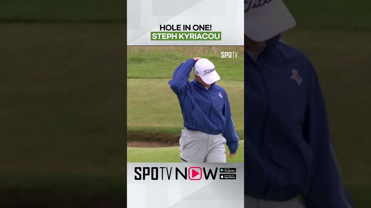 #WomensOpen ⛳ - skill tingkat dewa! Sihir Steph Kyriacou di AIG Women's Open: HOLE-IN-ONE!