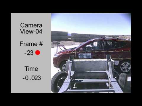 Відео краш-тесту Hyundai Ix35 (Tucson) з 2009 року