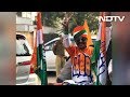 Congress workers celebrate in Jaipur, Rajasthan