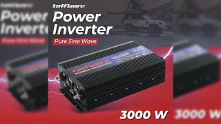 Pratinjau video produk Taffware Power Inverter Mobil Pure Sine Wave DC 12V to AC 220V 3000W - NBQ3000W