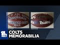 Colts AFC Championship, Super Bowl memorabilia on display