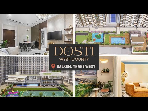 Dosti Signature West County 1 2 3 BHK Flats Balkum Thane Project New Launch Tower