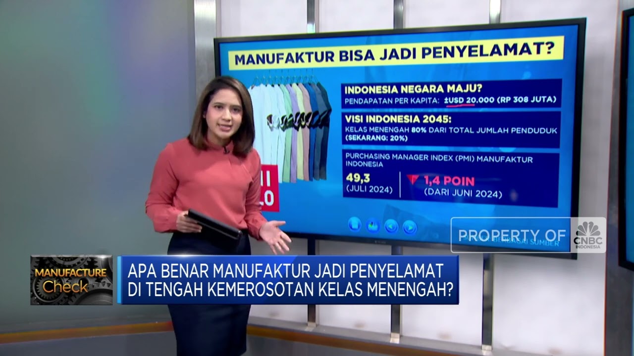 Benarkah Manufaktur Jadi Penyelamat Kemerosotan Kelas Menengah?
