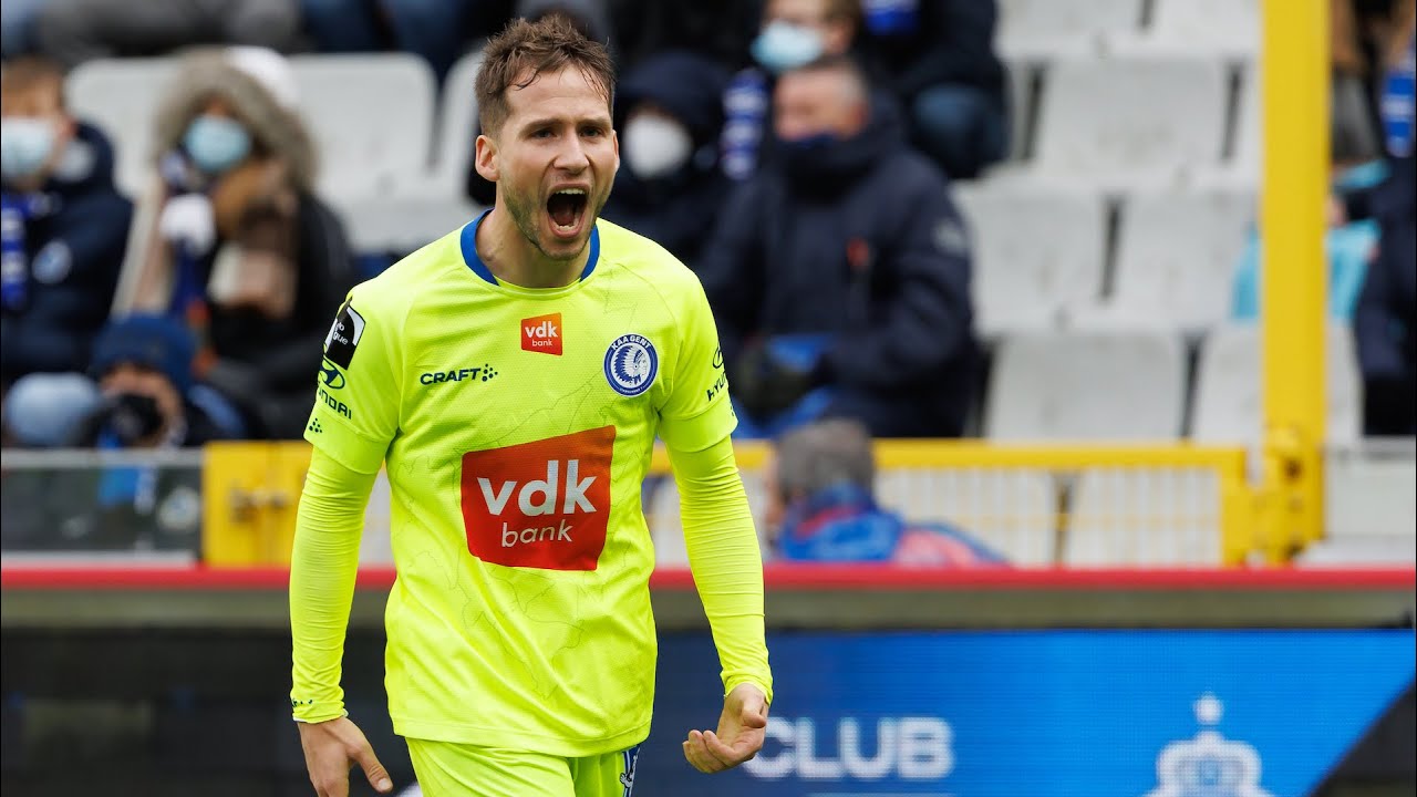 Goal Hjulsager vs Club Brugge (0-1)