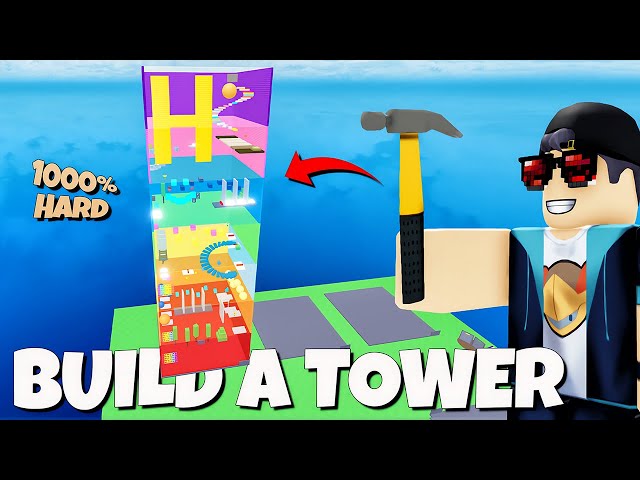SERU 1000%!! Rakit SLAP TOWER Sendiri & Bisa TROLL Juga 😭😭😭 | Build a Tower Indonesia