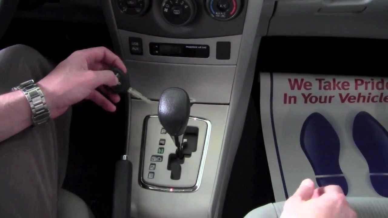 2011 | Toyota | Corolla | Shift Lock Release | How To by ... for mitsubishi montero fuse box 