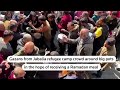 Gazans in Jabalia crowd to receive Ramadan meal | REUTERS  - 00:44 min - News - Video