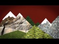 Montagnes en collage