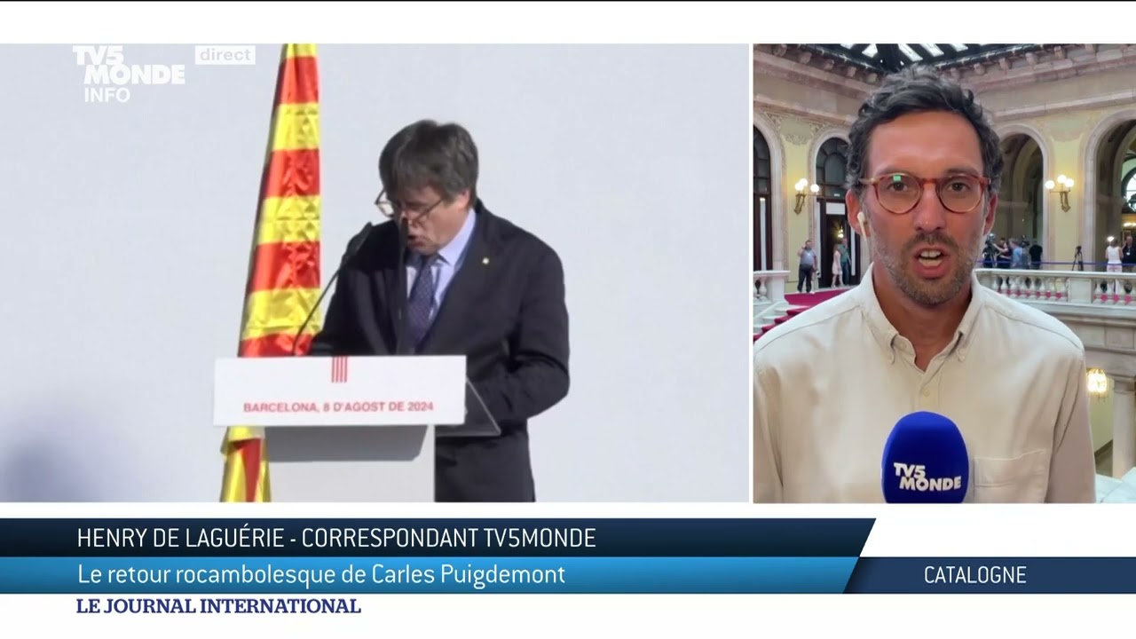 Espagne : retour de Carlos Puigdemont