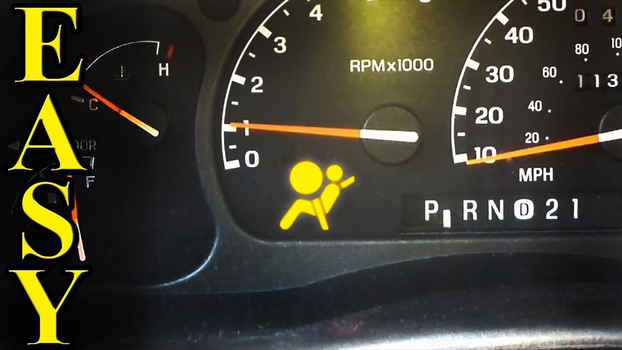 1998 Ford ranger airbag light flashing #5
