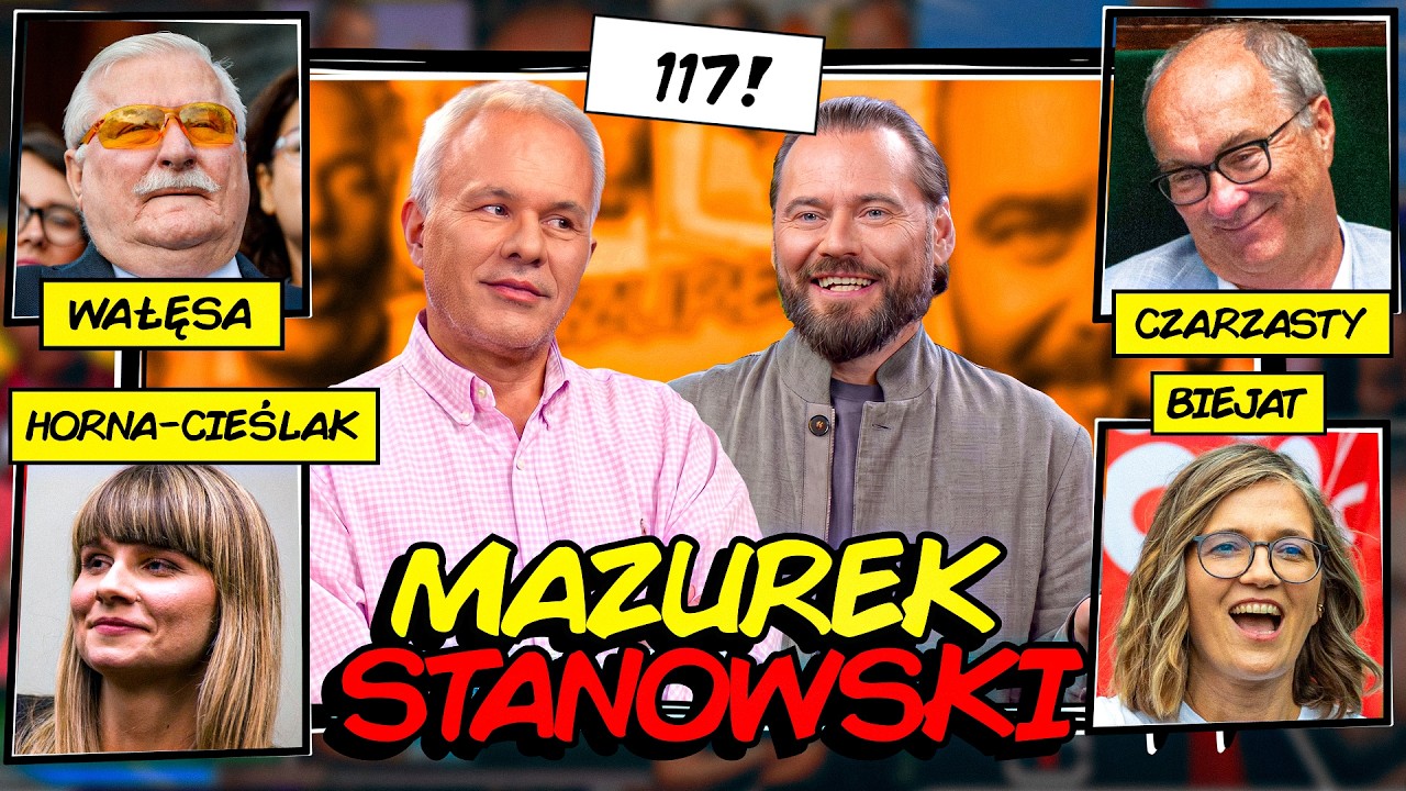 MAZUREK & STANOWSKI #117: WAŁĘSA ANALFABETĄ, CZARZASTY W POLU, POKAZ MODY W MINISTERSTWIE