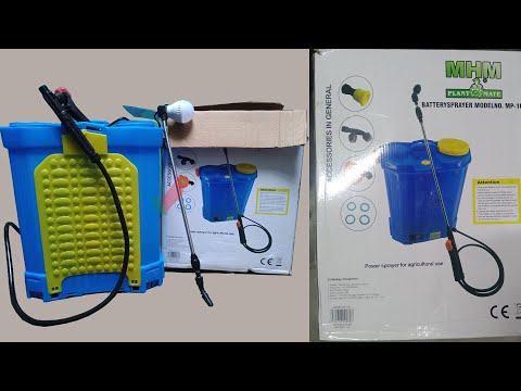 video Rechargeable Battery Sprayer Machine