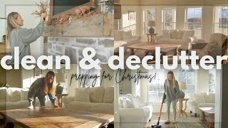 a reminder to slow down this holiday season... clean + declutter with me!