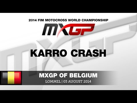 MXGP of Belgium 2014 - Karro Crash - Motocross 