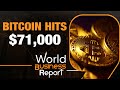Cryptocurrency News: Bitcoin hits record high above $71,000
