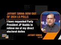 BJP MP Jayant Sinha Opts Out of Lok Sabha Elections, Shifts Focus to Climate Change Advocacy | News9
