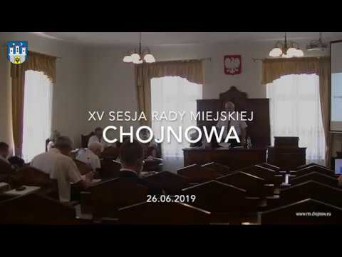 Kadr z filmu XV sesja Rady Miejskiej Chojnowa