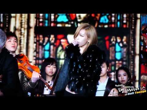 2011/12/29 SBS 가요대전 태연 - Devil's Cry 직캠 by DaftTaengk