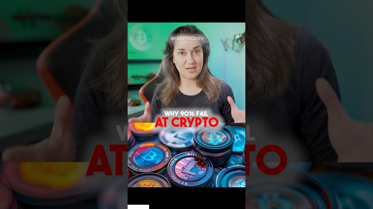 "Why 90% Fail at Crypto" ⚠️ cryptocasey