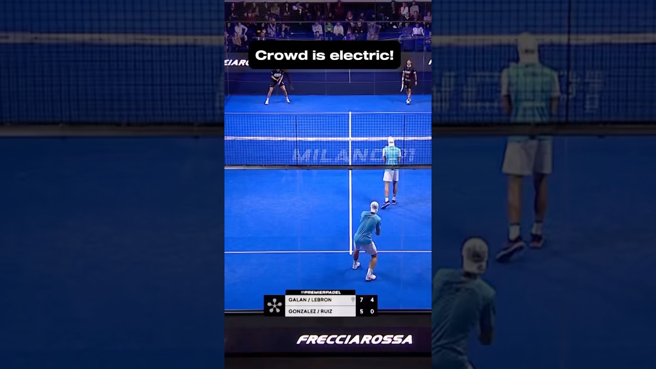 Which is more fun to watch live, pickleball or Padel? 🤩 #shorts #padel