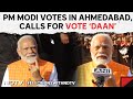 PM Modi Cast His Vote | Vote In Large Numbers, Celebrate Festival Of Democracy: PM Modi