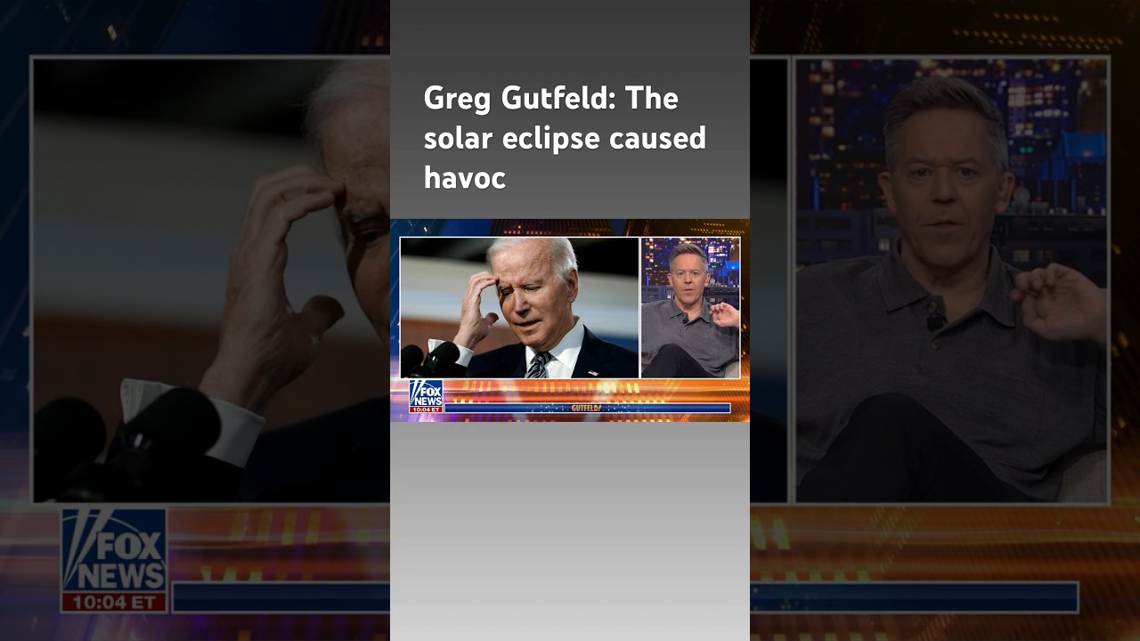 Did the eclipse impact Biden? #shorts