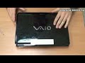 Разборка и чистка ноутбука SONY VAIO PCG-3E2L, замена термопасты.