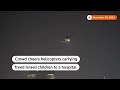 Helicopters carry freed Israeli children to hospital  - 00:31 min - News - Video