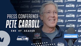 Pete Carroll Seahawks End of Season Press Conference - January 10