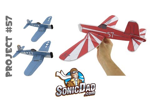 Make a Foam Airplane that is Better Than Balsa Wood! SonicDad Project 