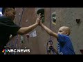 Rock climbing program helps children with cancer build courage and community