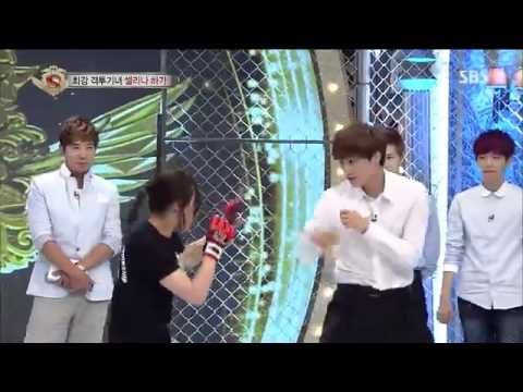 EXO -kai y baekhyun golpeados por una mujer