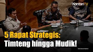 Prabowo Gelar 5 Rapat Strategis: Dari Konflik Timur Tengah Hingga Persiapan Mudik!