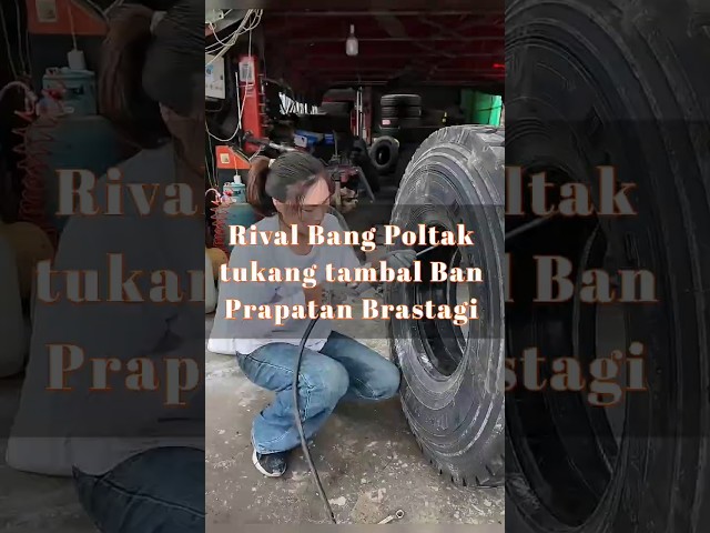 PROSES PENGGANTIAN Ban truk molen #shorts