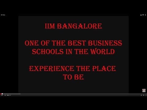 IIM Bangalore Campus View
