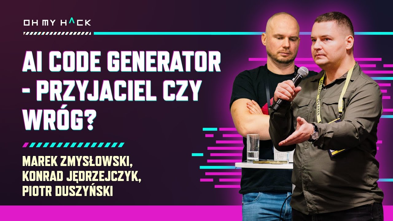 Marek Zmysłowski, Konrad Jędrzejczyk, Piotr Duszyński: AI Code Generator - przyjaciel czy wróg?