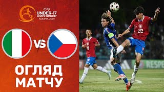 Італія – Чехія. Чемпіонат Європи U-17, груповий етап / Огляд матчу