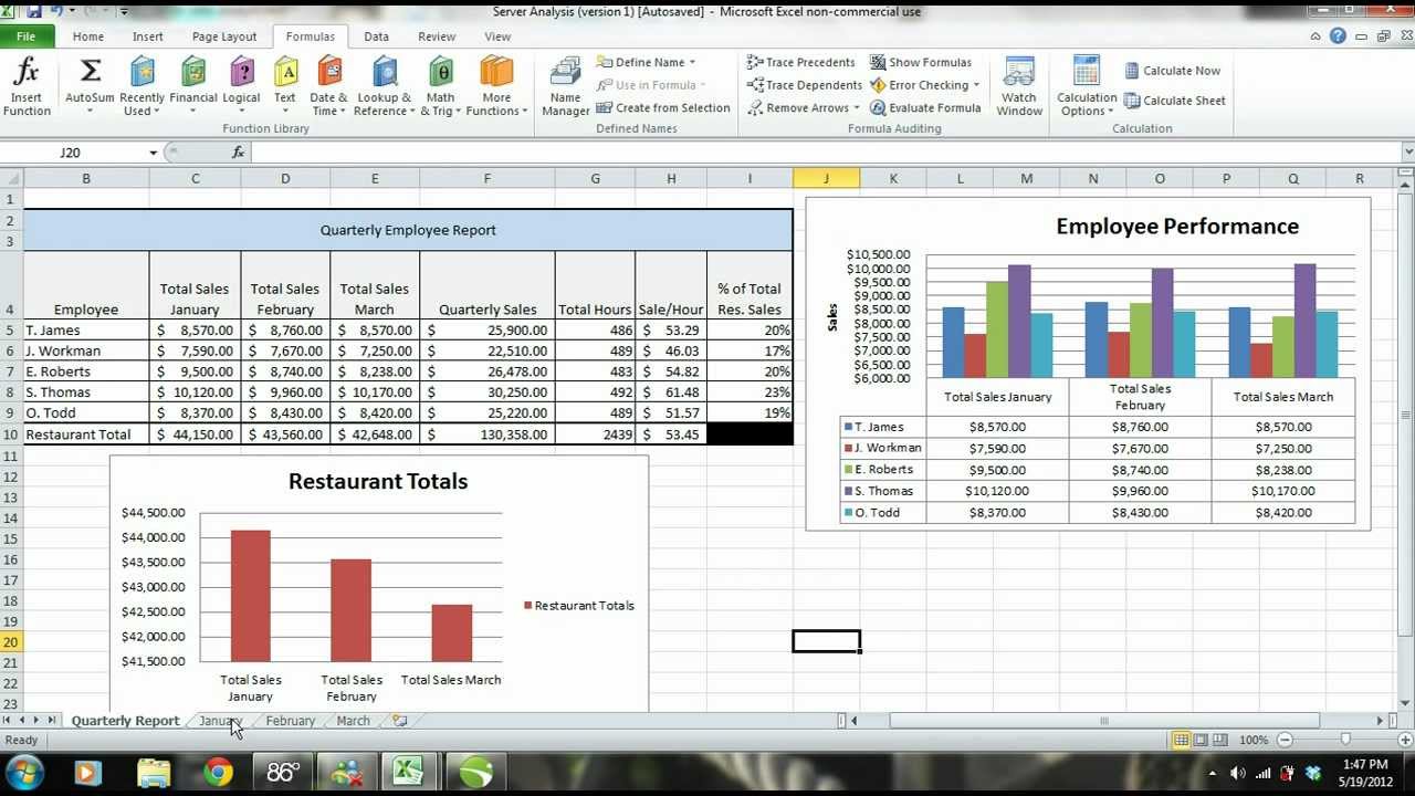 How To Create Performance Report In Excel