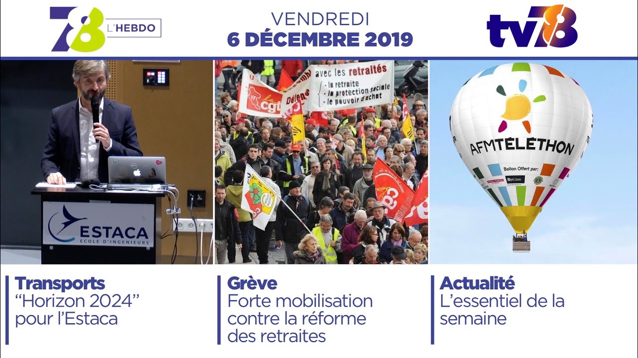 7/8 L’Hebdo. Edition du vendredi 6 décembre 2019