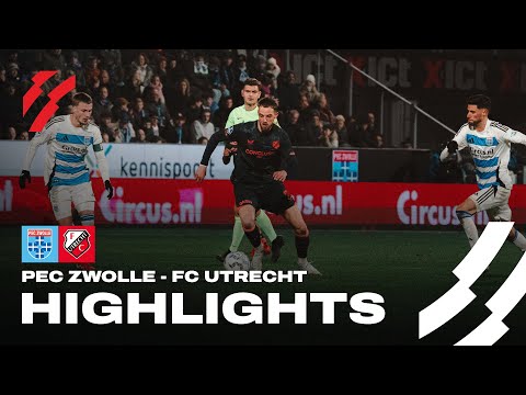 PEC Zwolle - FC Utrecht | HIGHLIGHTS