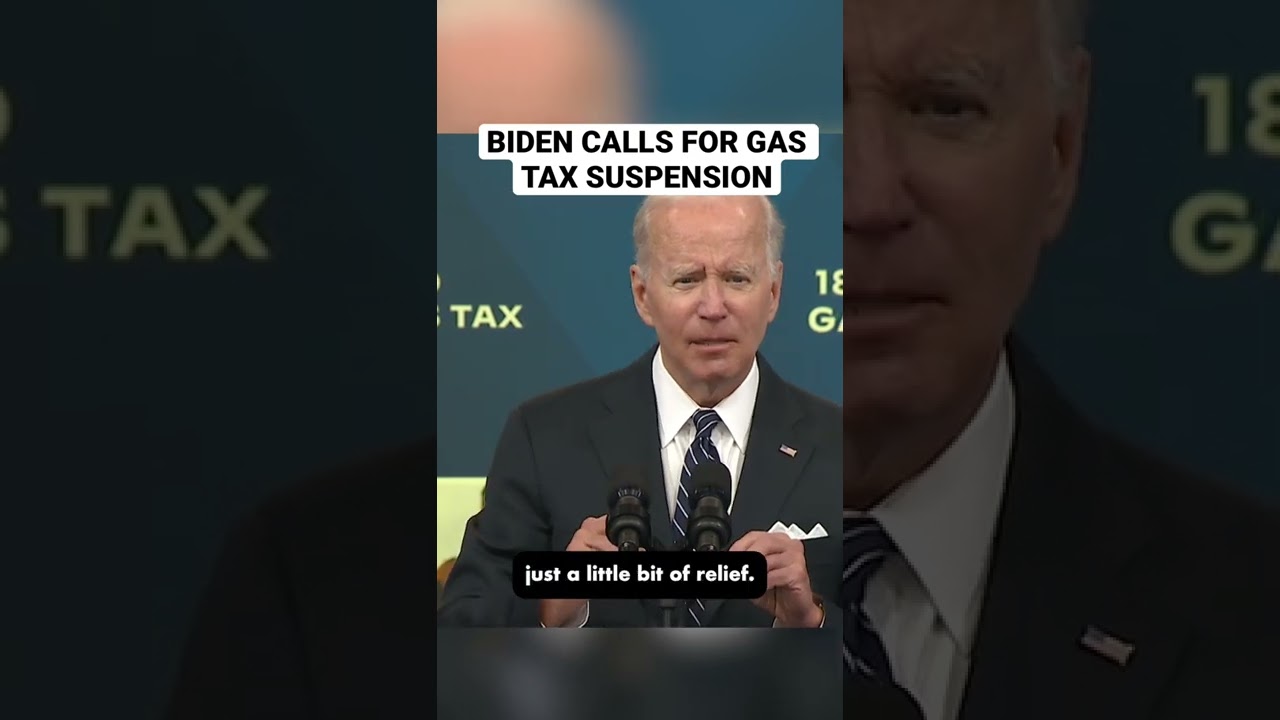 #Biden calls for suspension of the #gas tax